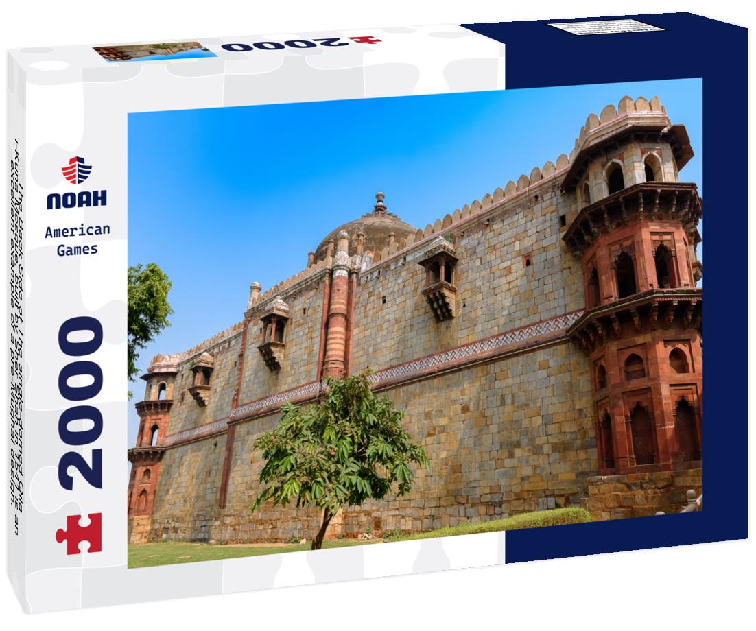 Noah Jigsaw Puzzle The Back Side of The single-domed Qila-i-Kuna Mosque, India 2000 pieces