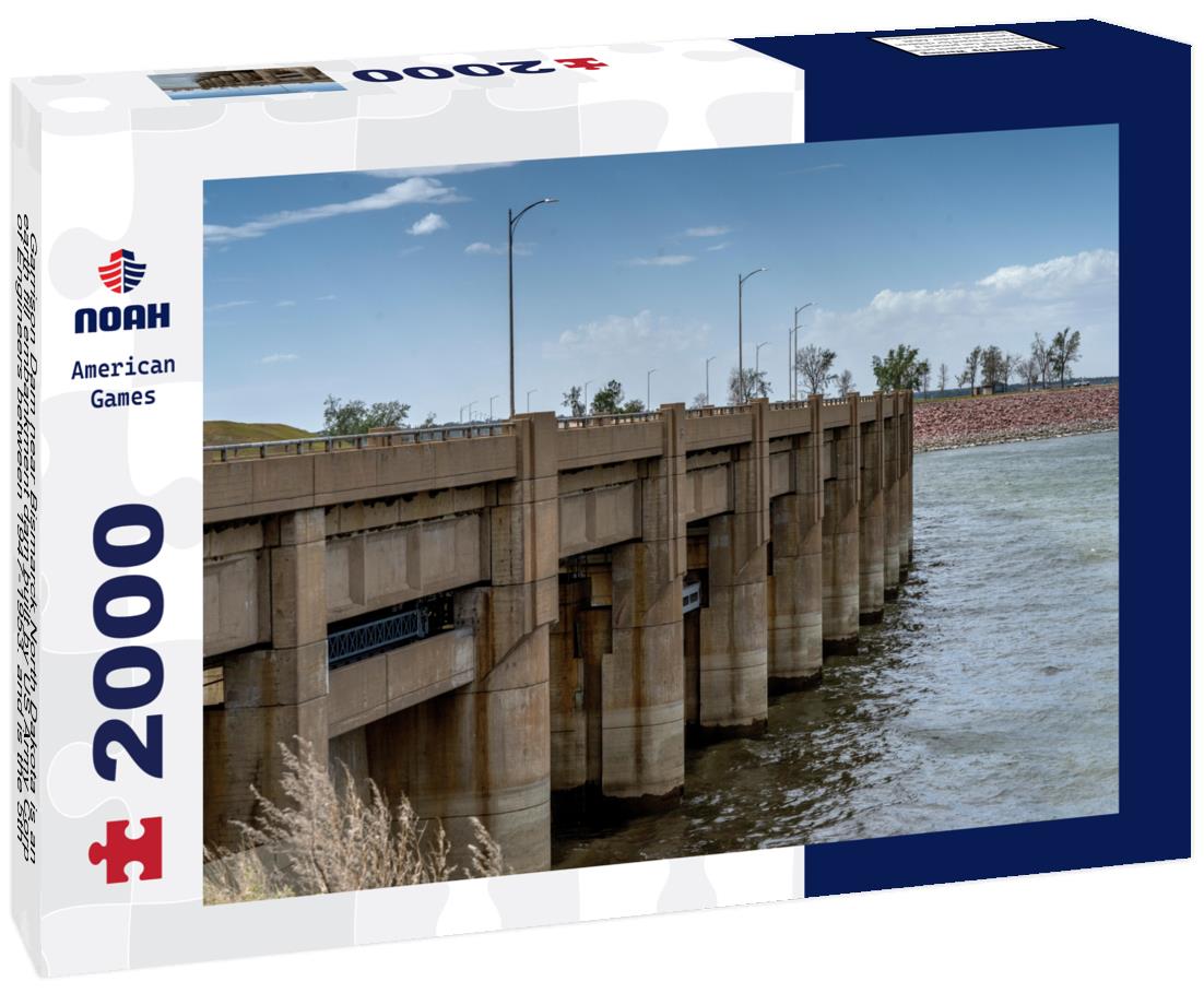 Noah Jigsaw Puzzle Garrison Dam near Bismarck North Dakota 2000 pieces