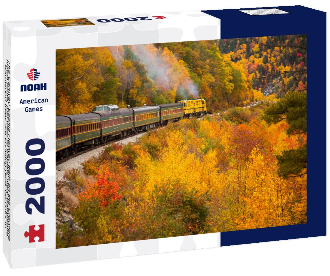 Noah Jigsaw Puzzle The Conway Scenic Railway train on the Crawford Notch route, just west of Bartlett, New Hampshire 2000 pieces