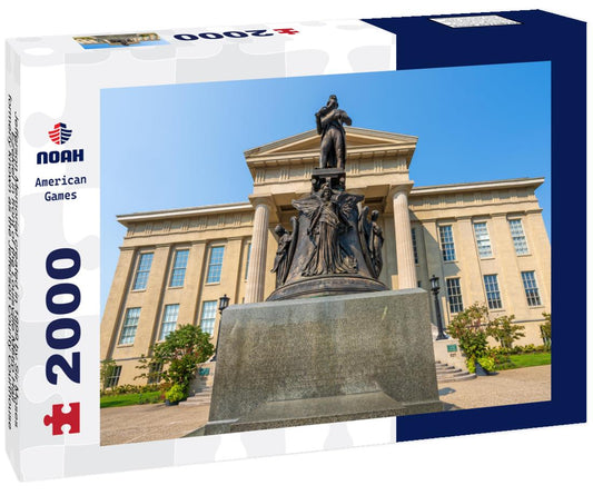 Noah Jigsaw Puzzle Jefferson Memorial created in 1899 by Sir Moses Ezekiel in front of the Louisville Metro Hall 2000 pieces