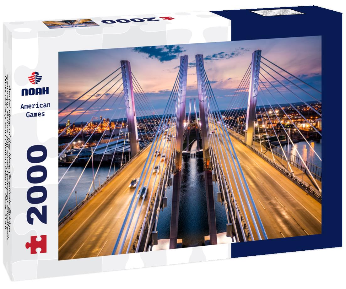 Noah Jigsaw Puzzle Aerial view of the New Goethals Bridge, New York. The New Goethals Bridge carries 6 lanes of I-278 2000 pieces