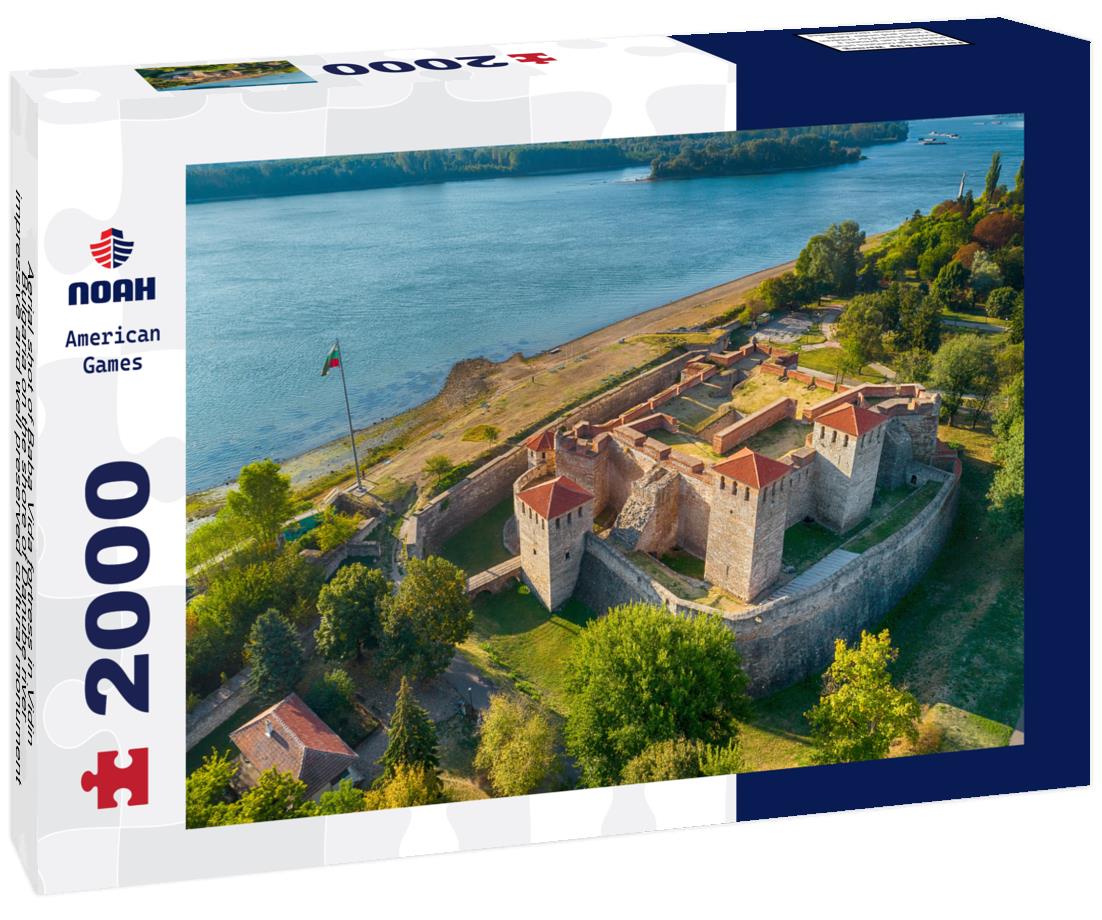Noah Jigsaw Puzzle Aerial shot of Baba Vida fortress in Vidin, Bulgaria on the shore of Danube river 2000 pieces