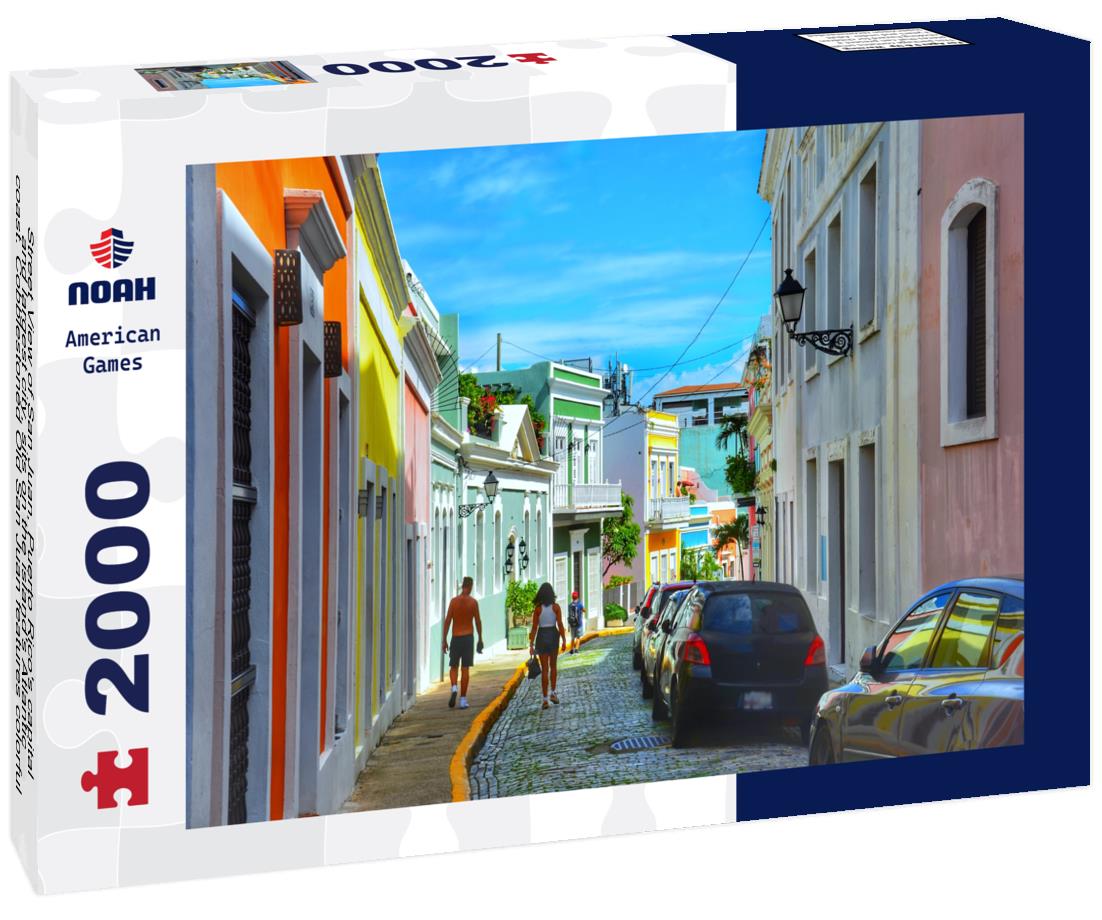 Noah Jigsaw Puzzle Street View of San Juan, Puerto Rico's capital and largest city, sits on the island's Atlantic coast 2000 pieces