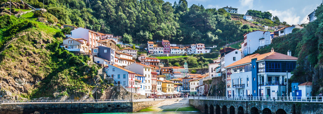 Noah Jigsaw Puzzle Cudillero, fishing village in Asturias, Spain, Panorama 1000 Pieces