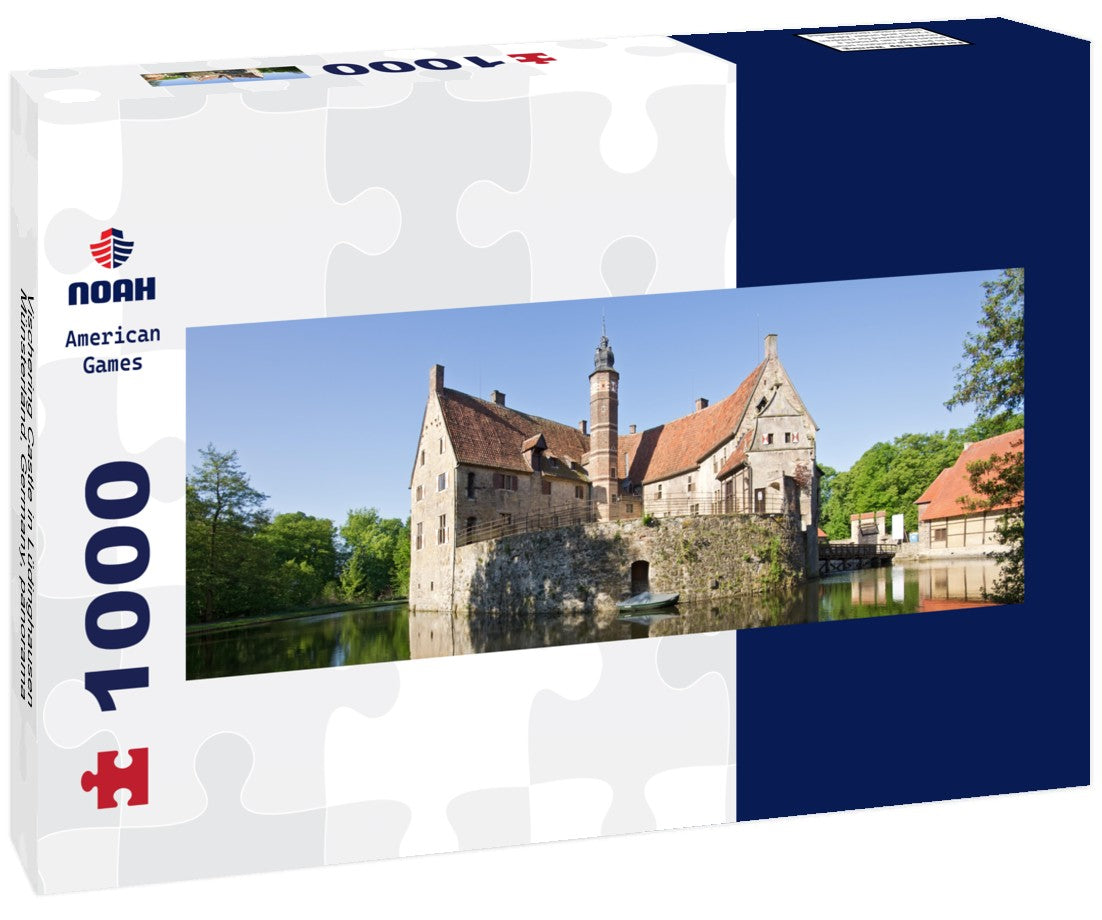 Noah Jigsaw Puzzle Vischering Castle in Lüdinghausen Münsterland, Germany, Panorama 1000 Pieces
