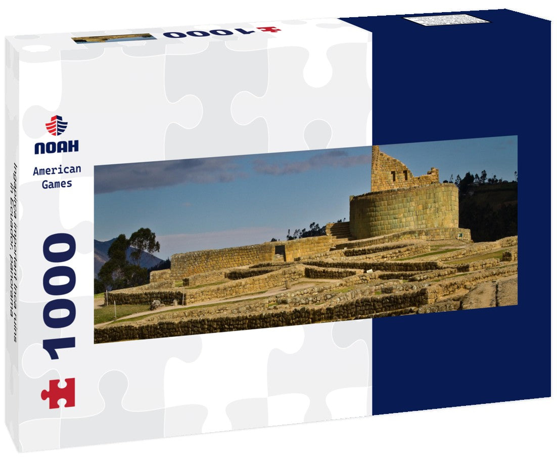 Noah Jigsaw Puzzle Ingapirca important Inca ruins in Ecuador, Panorama 1000 Pieces