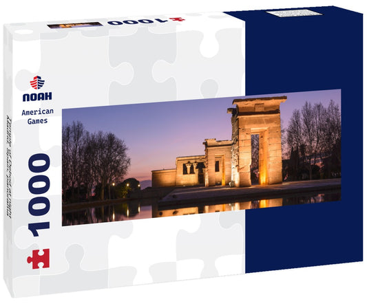 Noah Jigsaw Puzzle Temple of Debod at night, Madrid, Spain, Panorama 1000 Pieces