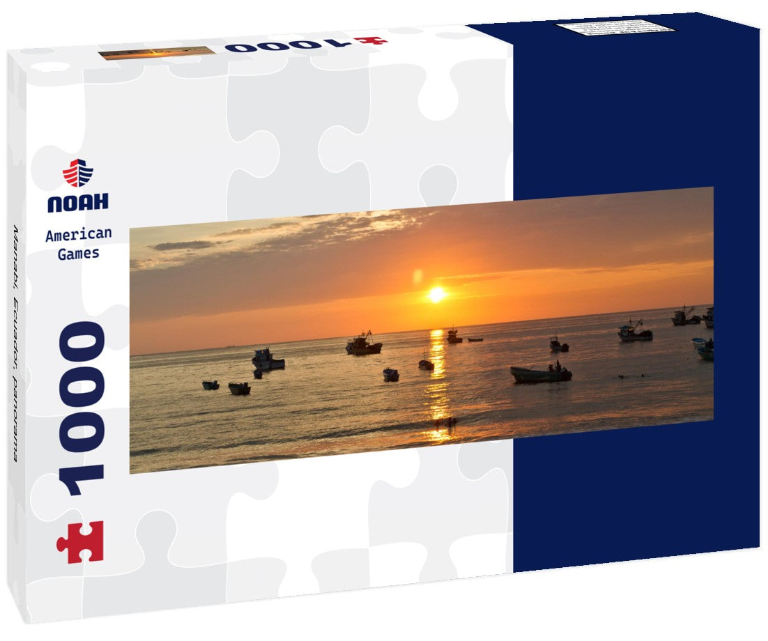 Noah Jigsaw Puzzle Manabi, Ecuador, Panorama 1000 Pieces