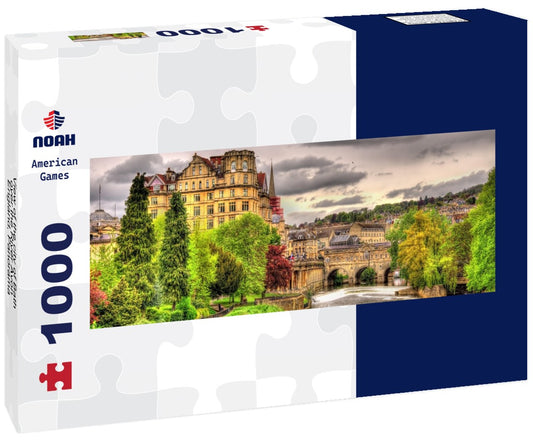 Noah Jigsaw Puzzle View of the city of Bath over the River Avon - England, Panorama 1000 Pieces