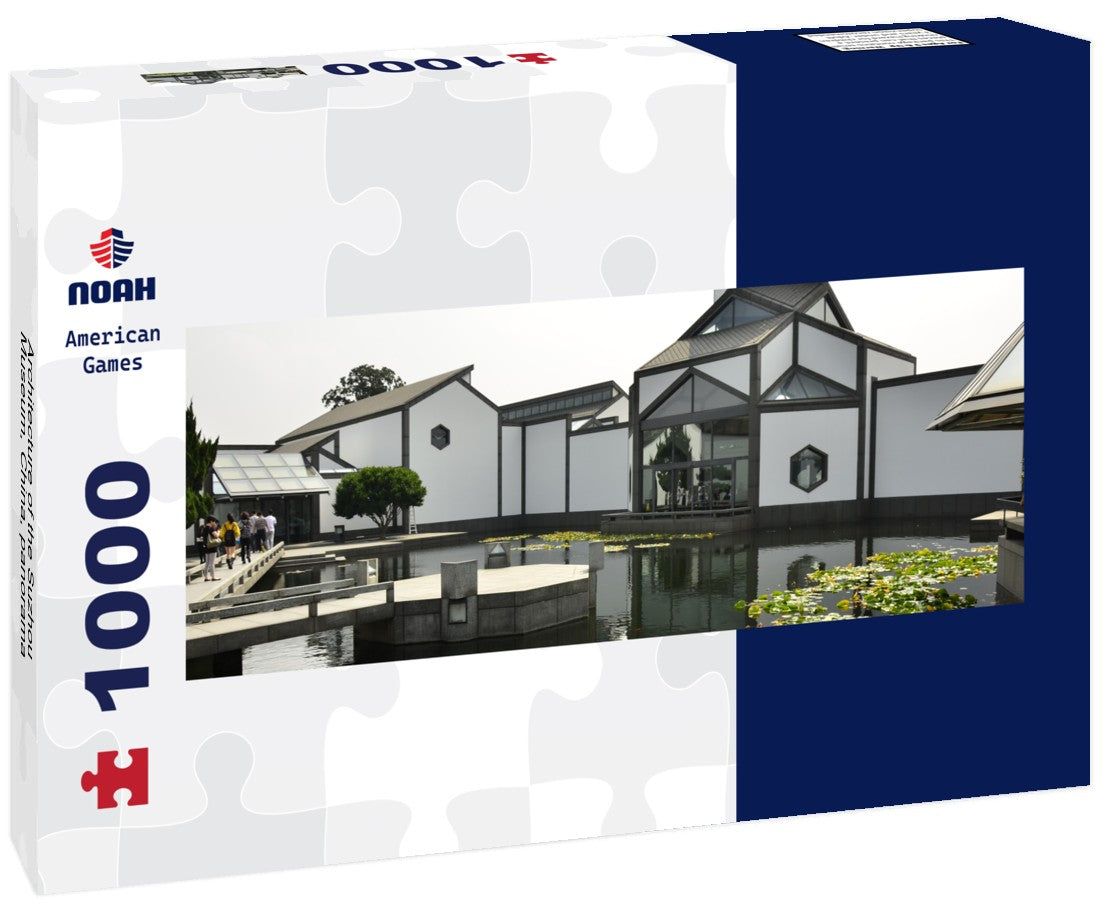 Noah Jigsaw Puzzle Architecture of the Suzhou Museum, China, Panorama 1000 Pieces