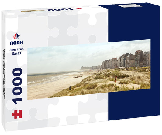 Noah Jigsaw Puzzle Beach and dunes in Knokke-Heist, Belgium, Panorama 1000 Pieces