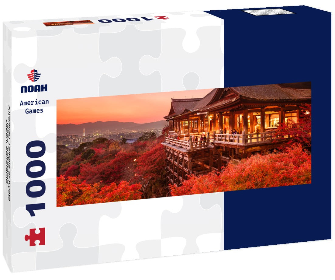 Noah Jigsaw Puzzle Kiyomizu Temple of Kyoto, Japan, Panorama 1000 Pieces