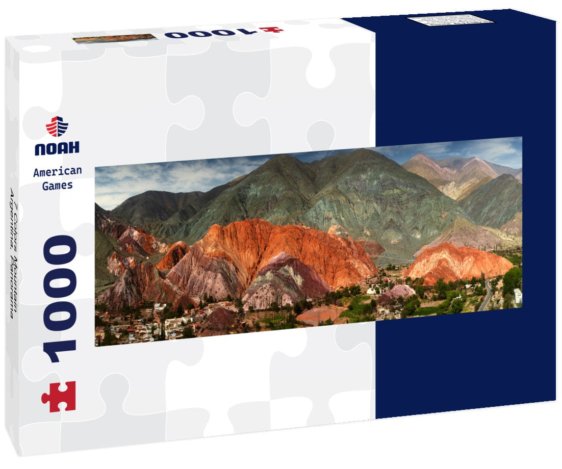 Noah Jigsaw Puzzle 7 Colors Mountain, Argentina, Panorama 1000 Pieces