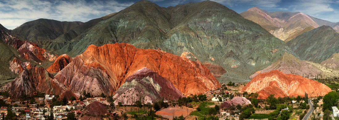 Noah Jigsaw Puzzle 7 Colors Mountain, Argentina, Panorama 1000 Pieces