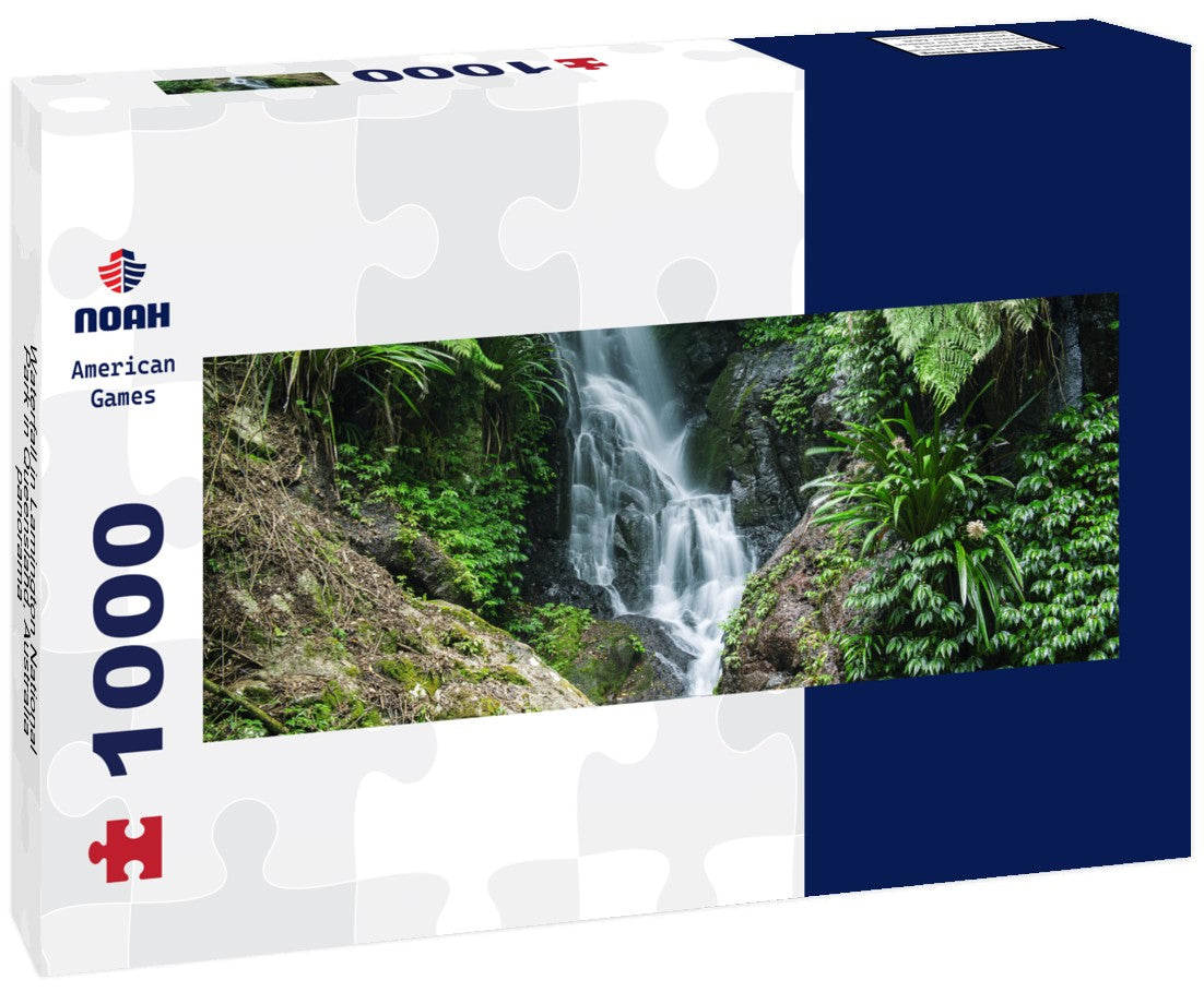 Noah Jigsaw Puzzle Waterfall in Lamington National Park in Queensland, Australia, Panorama 1000 Pieces