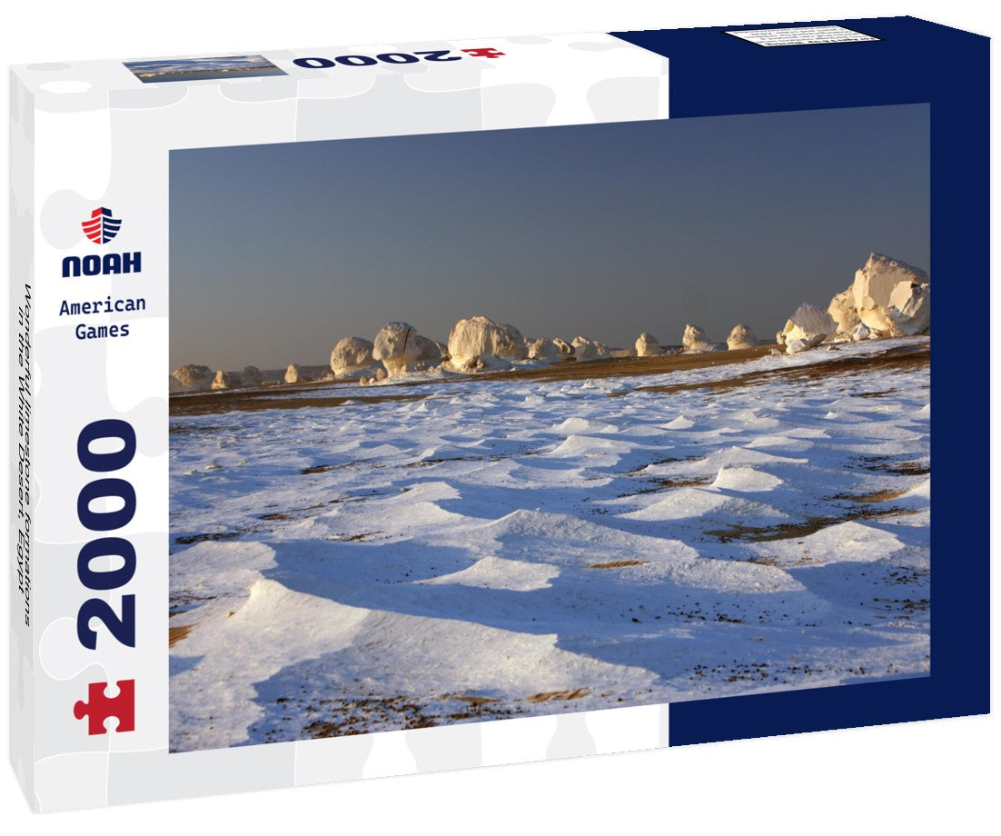 Noah Jigsaw Puzzle Wonderful limestone formations in the White Desert - Egypt 2000 Pieces