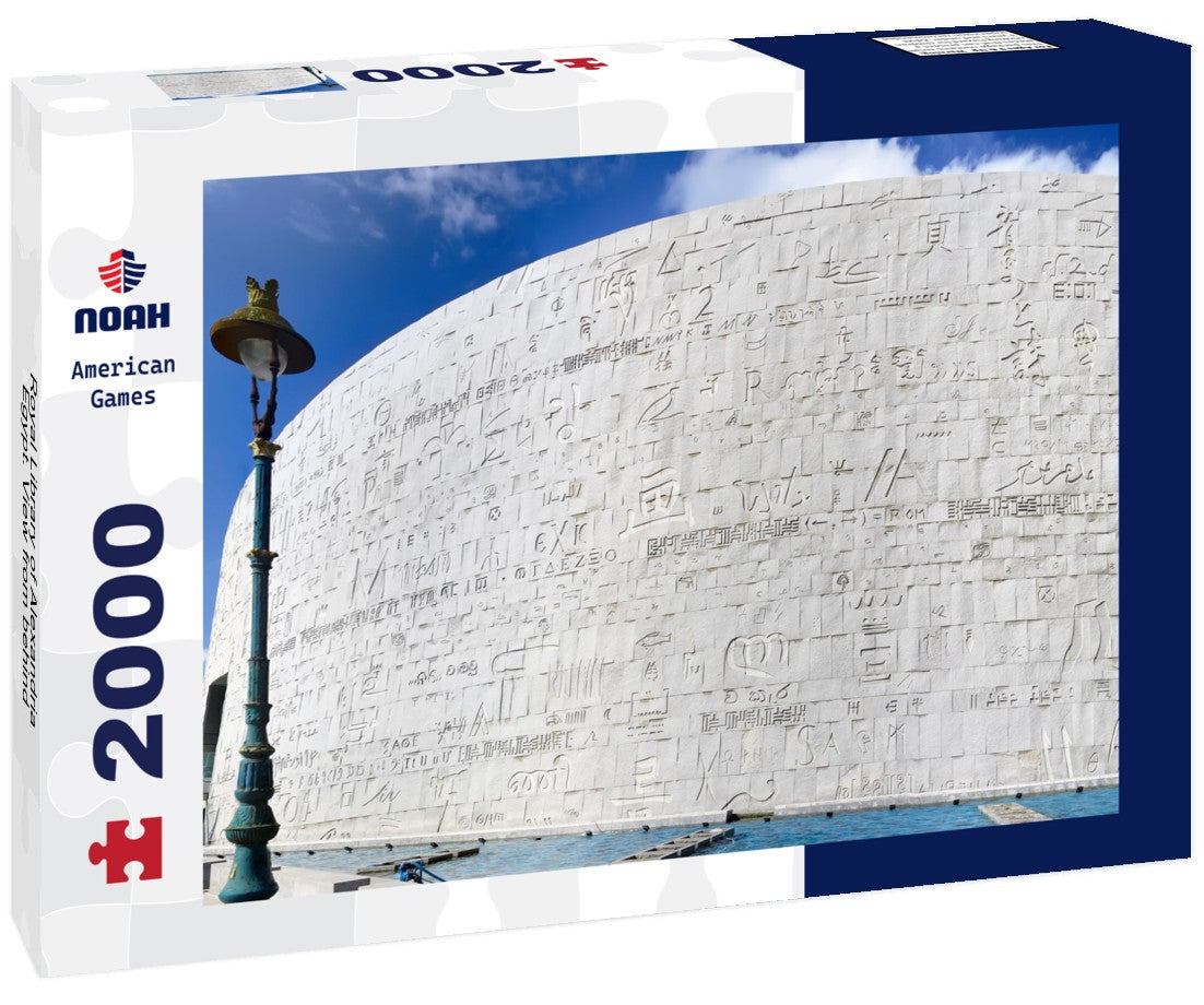 Noah Jigsaw Puzzle Royal Library of Alexandria, Egypt. View from behind 2000 Pieces