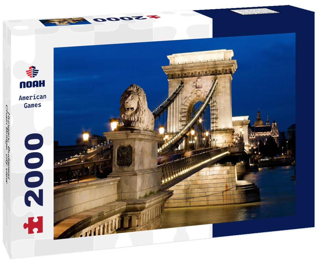 Noah Jigsaw Puzzle Hungary, Budapest, Chain Bridge. city view 2000 Pieces