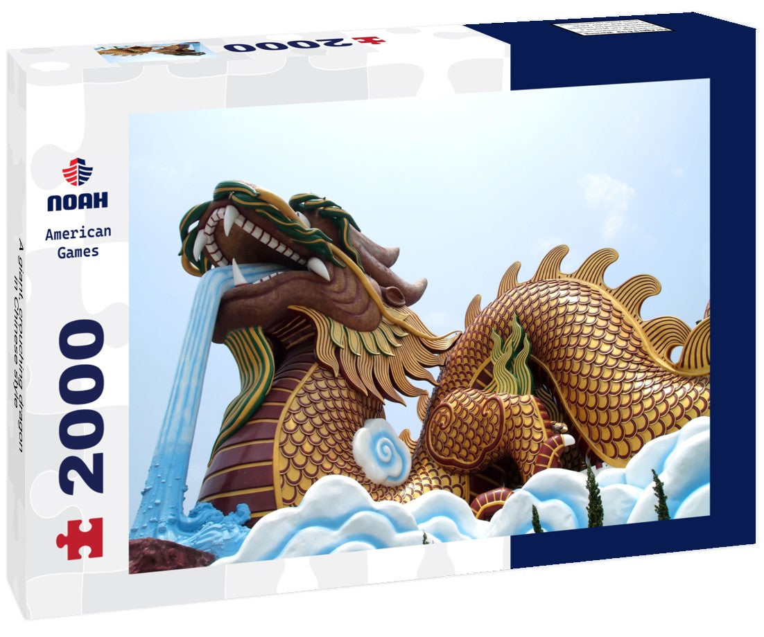 Noah Jigsaw Puzzle A giant, crouching dragon in Chinese style 2000 Pieces