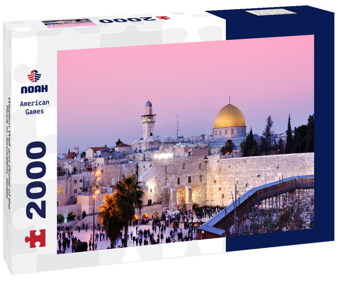 Noah Jigsaw Puzzle Western Wall and Dome of the Rock in Jerusalem, Israel 2000 Pieces