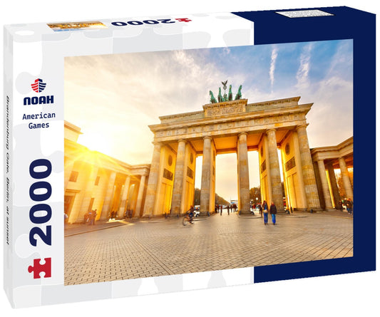 Noah Jigsaw Puzzle Brandenburg Gate, Berlin, at sunset 2000 Pieces