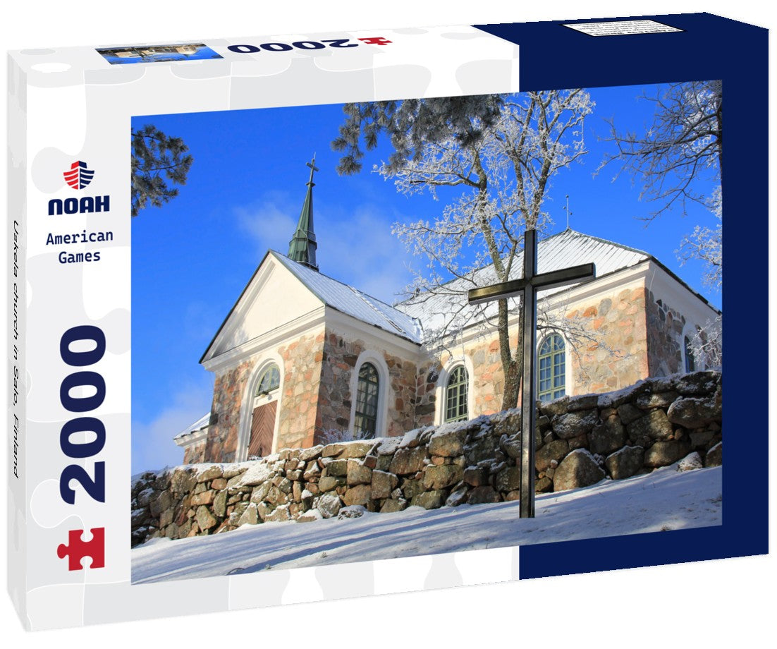 Noah Jigsaw Puzzle Uskela church in Salo, Finland 2000 Pieces