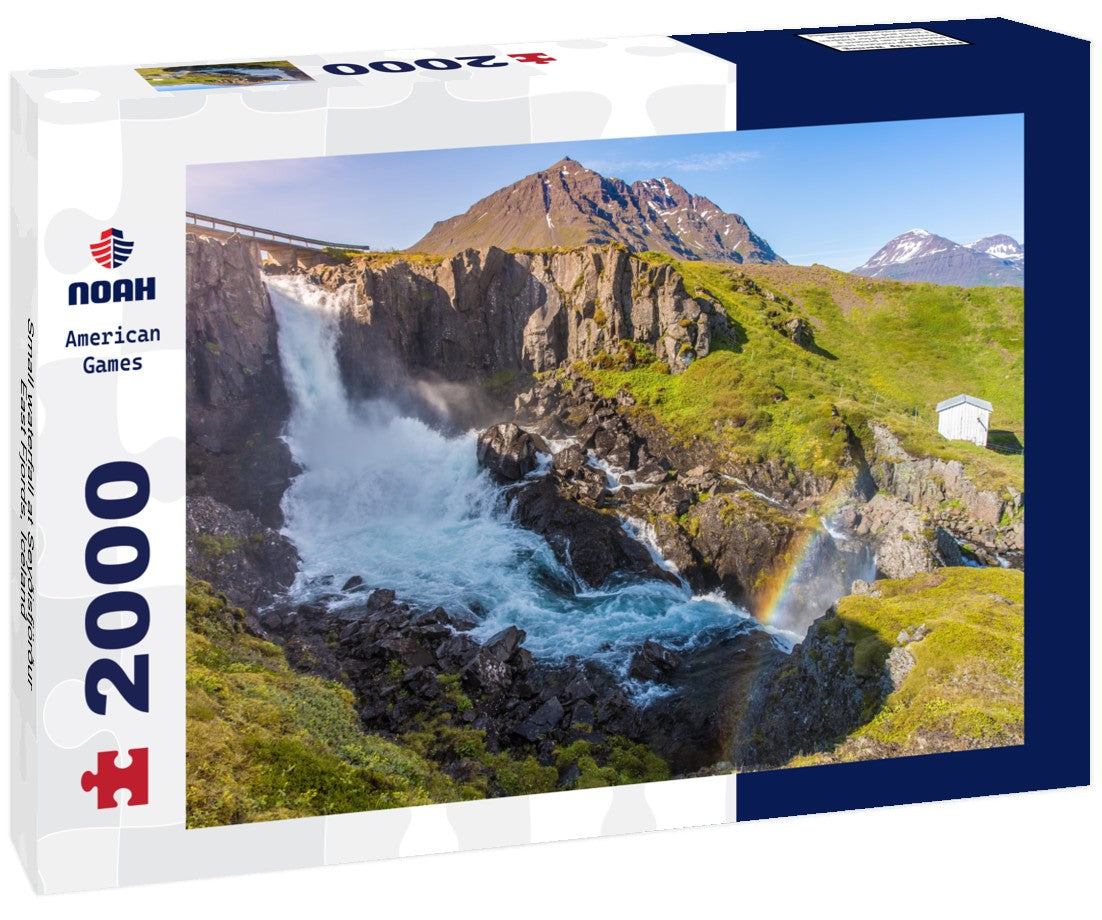 Noah Jigsaw Puzzle Small waterfall at Seyðisfjörður, East Fjords, Iceland 2000 Pieces