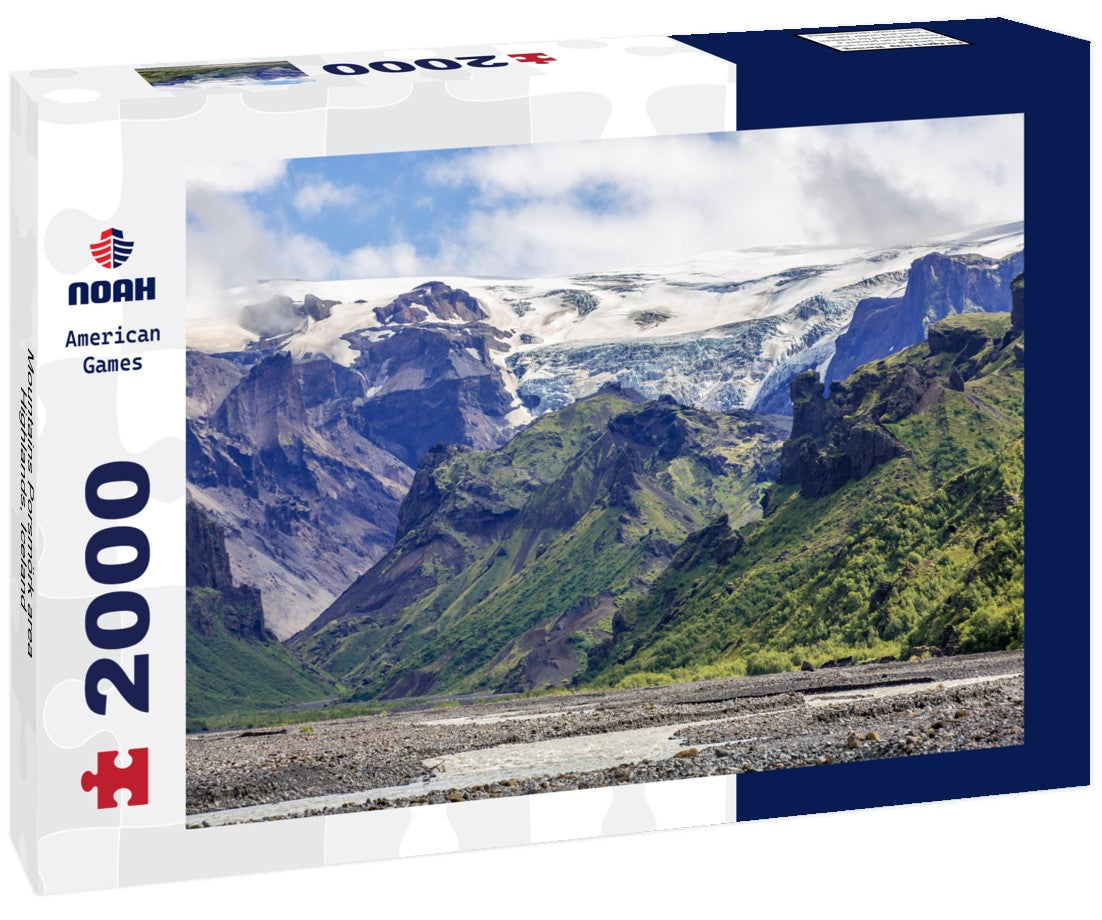 Noah Jigsaw Puzzle Mountains Porsmörk area, Highlands, Iceland 2000 Pieces
