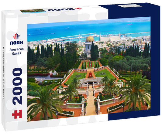 Noah Jigsaw Puzzle Bahai Gardens in Haifa Israel 2000 Pieces
