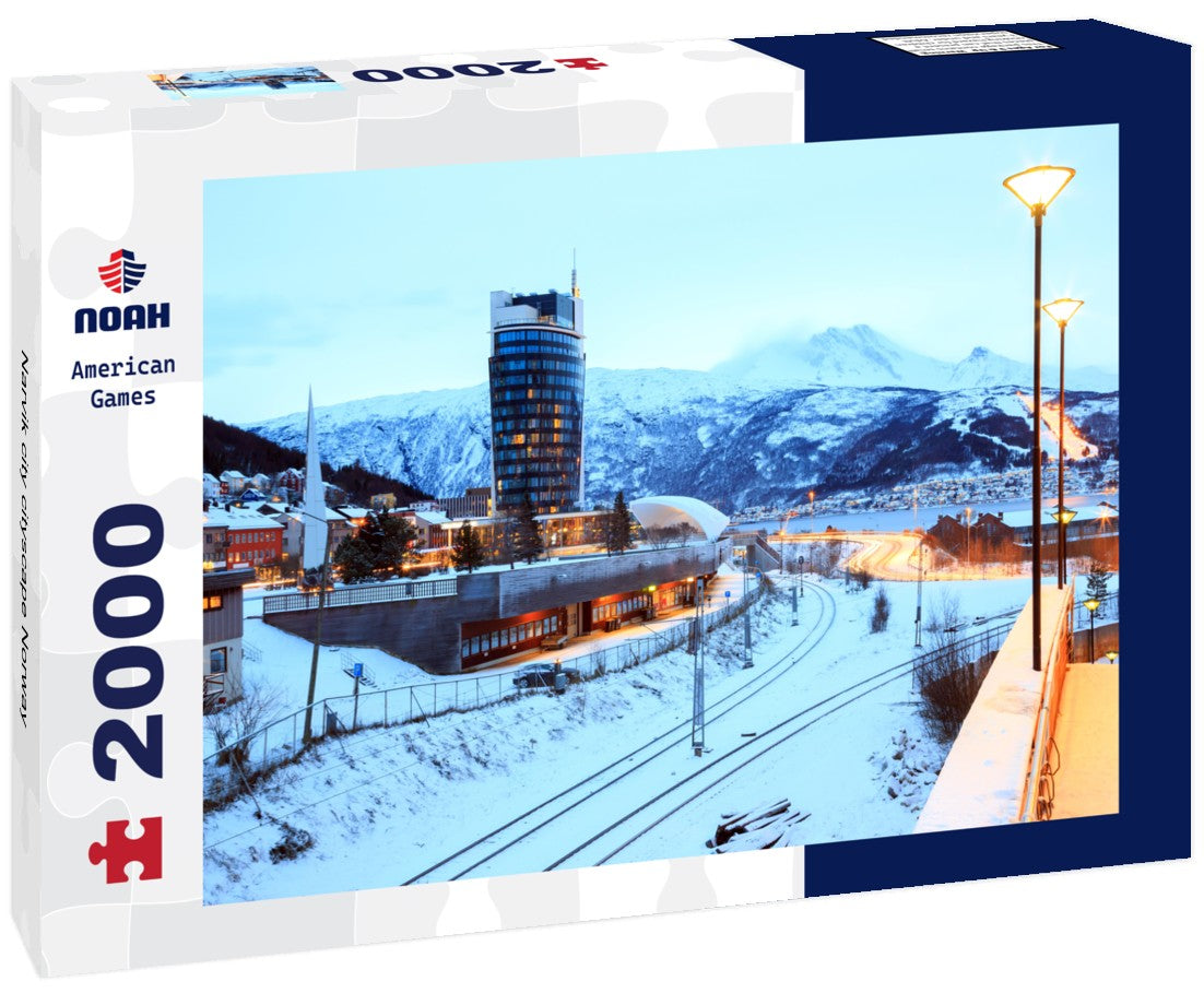 Noah Jigsaw Puzzle Narvik city cityscape Norway 2000 Pieces