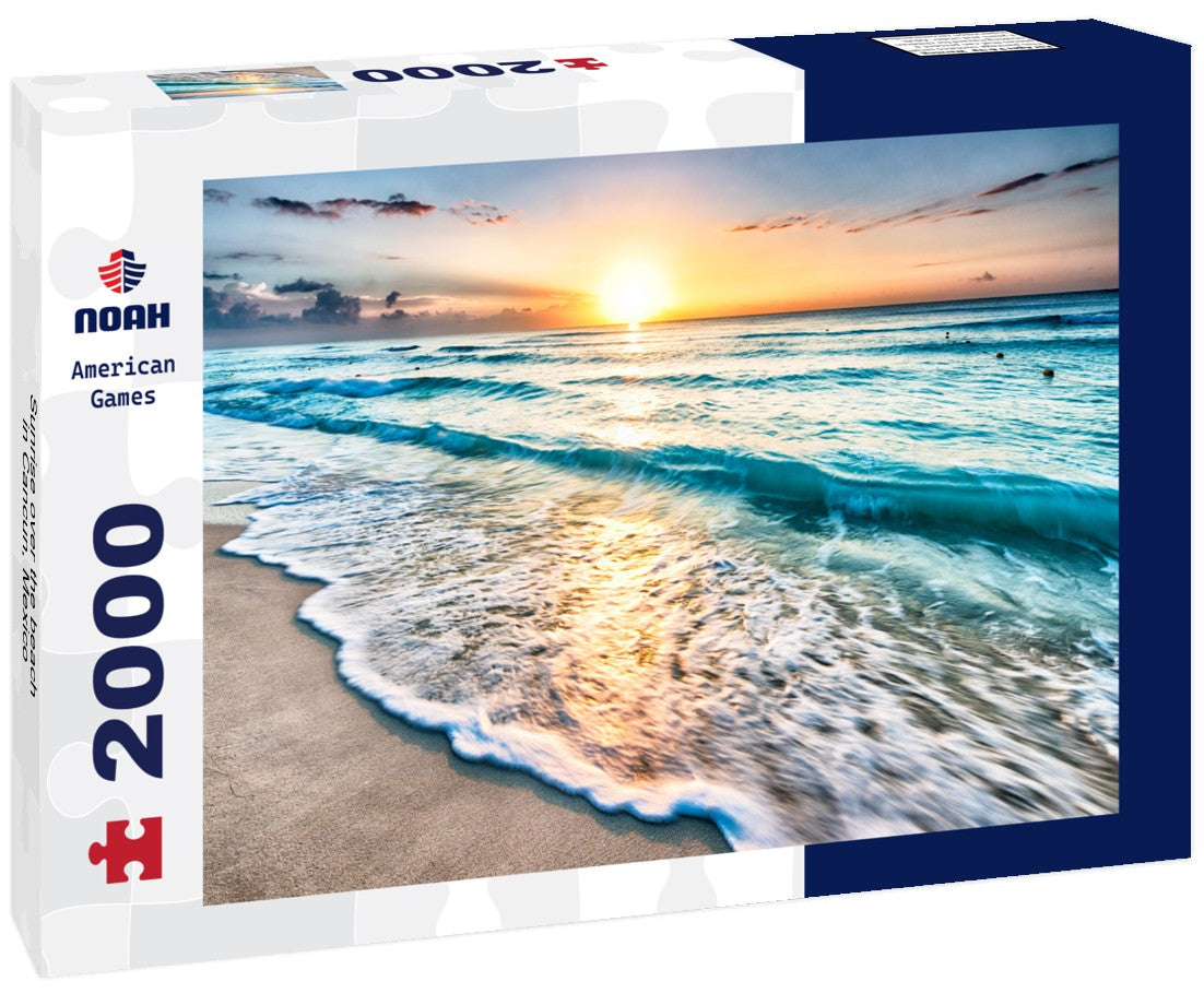 Noah Jigsaw Puzzle Sunrise over the beach in Cancun, Mexico 2000 Pieces