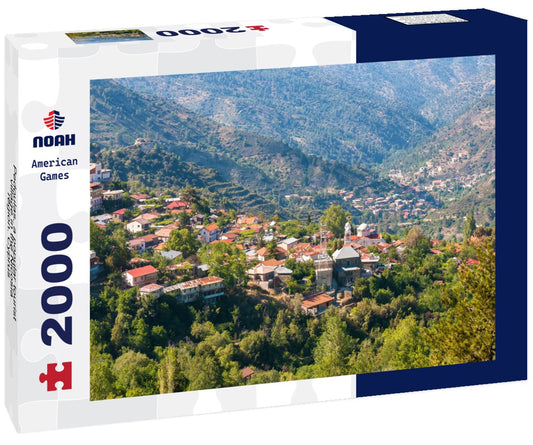 Noah Jigsaw Puzzle Pedoulas, a popular tourist village in the Nicosia region. Cyprus 2000 Pieces
