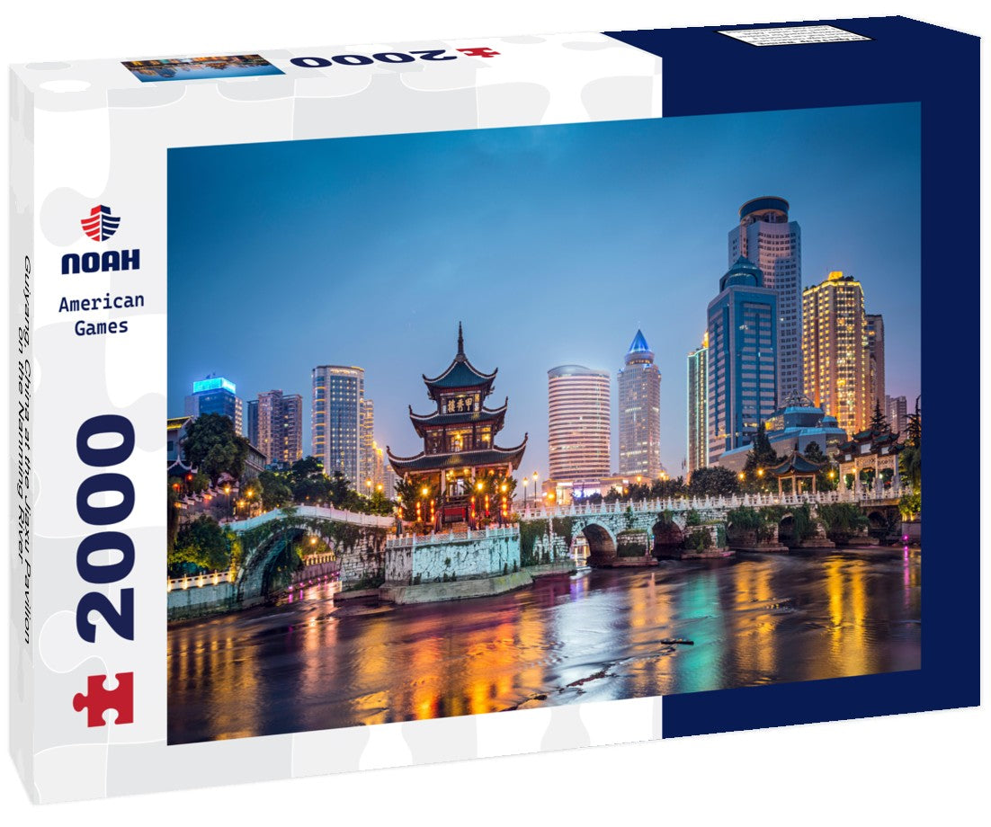 Noah Jigsaw Puzzle Guiyang, China at the Jiaxu Pavilion on the Nanming River 2000 Pieces