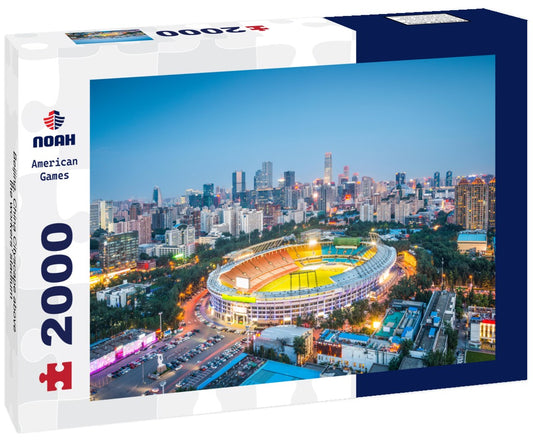 Noah Jigsaw Puzzle Beijing, China Cityscape above the workers' stadium 2000 Pieces
