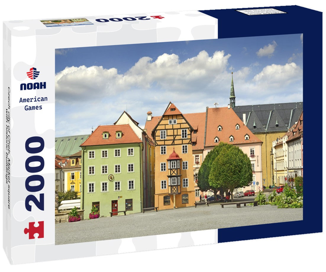 Noah Jigsaw Puzzle Czech city of Cheb. Market square with historic buildings 2000 Pieces