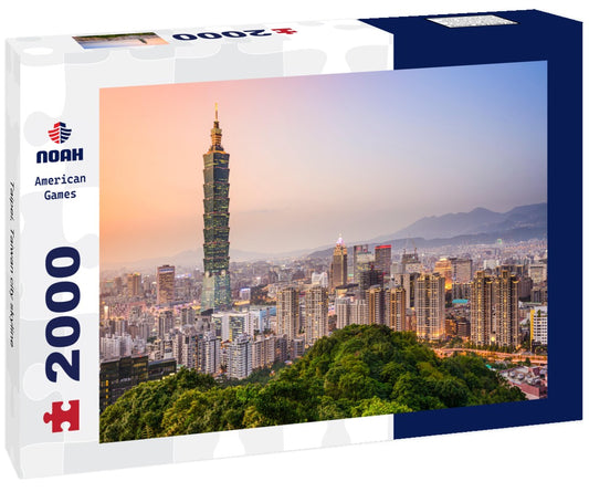 Noah Jigsaw Puzzle Taipei, Taiwan city skyline 2000 Pieces