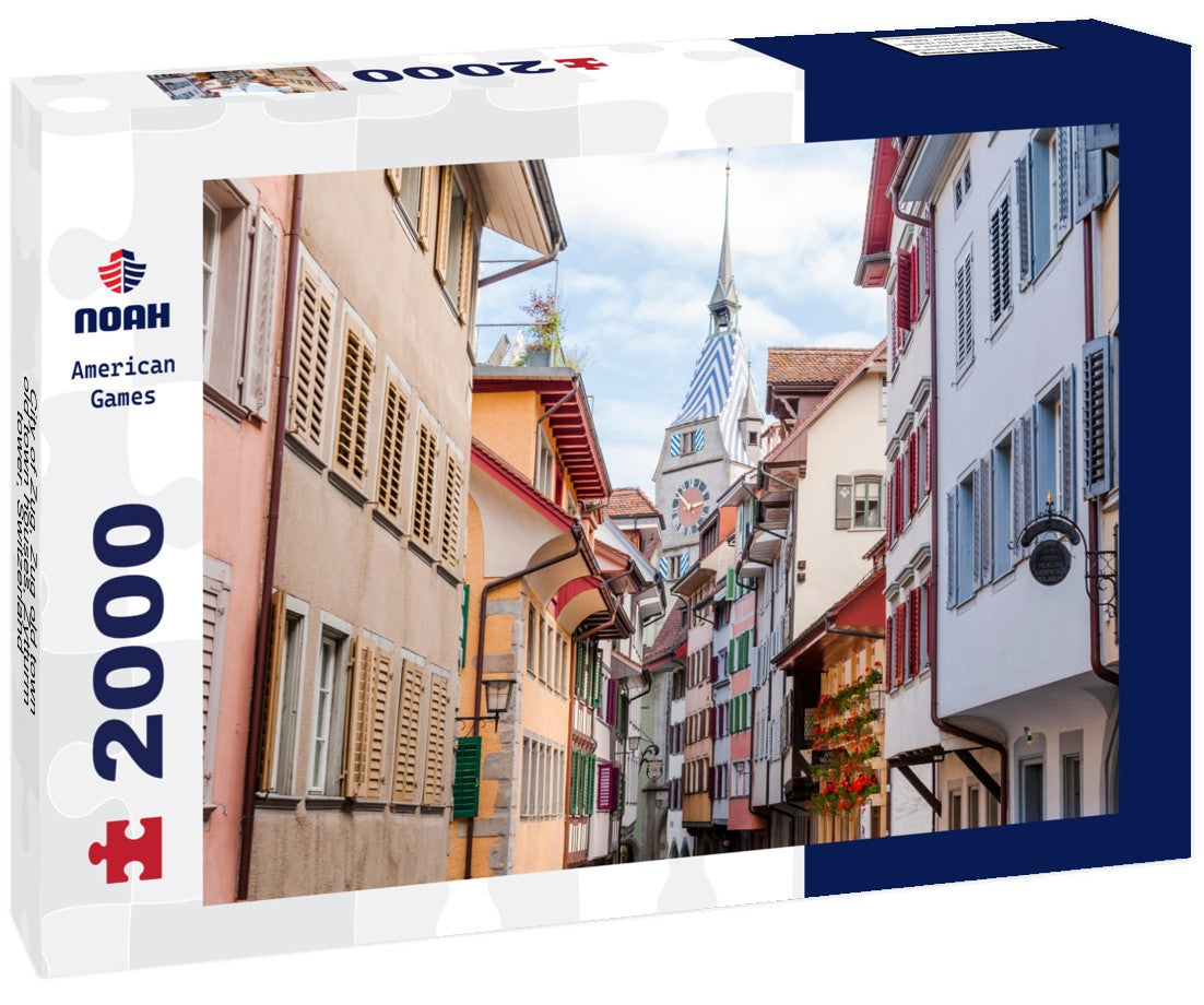 Noah Jigsaw Puzzle City of Zug, Zug old town, old town houses, Zytturm tower, Switzerland 2000 Pieces