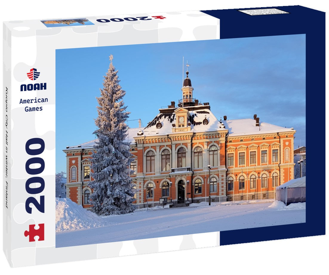 Noah Jigsaw Puzzle Kuopio City Hall in winter, Finland 2000 Pieces