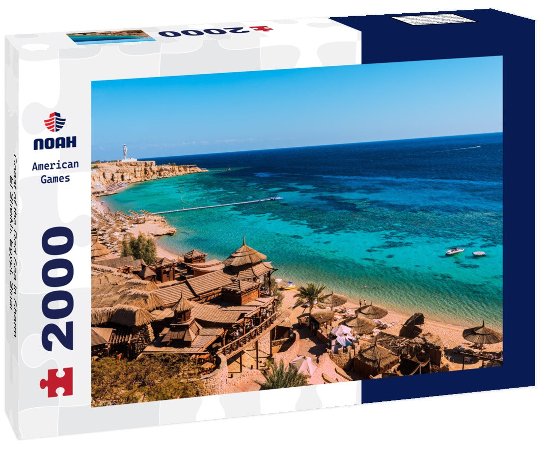 Noah Jigsaw Puzzle Coast of the Red Sea in Sharm El Sheikh, Egypt, Sinai 2000 Pieces