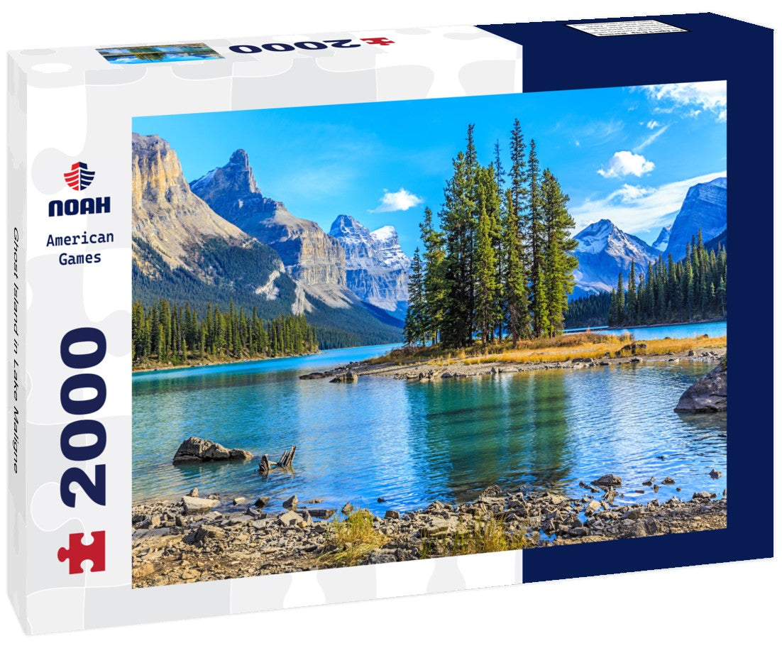 Noah Jigsaw Puzzle Ghost Island in Lake Maligne 2000 Pieces
