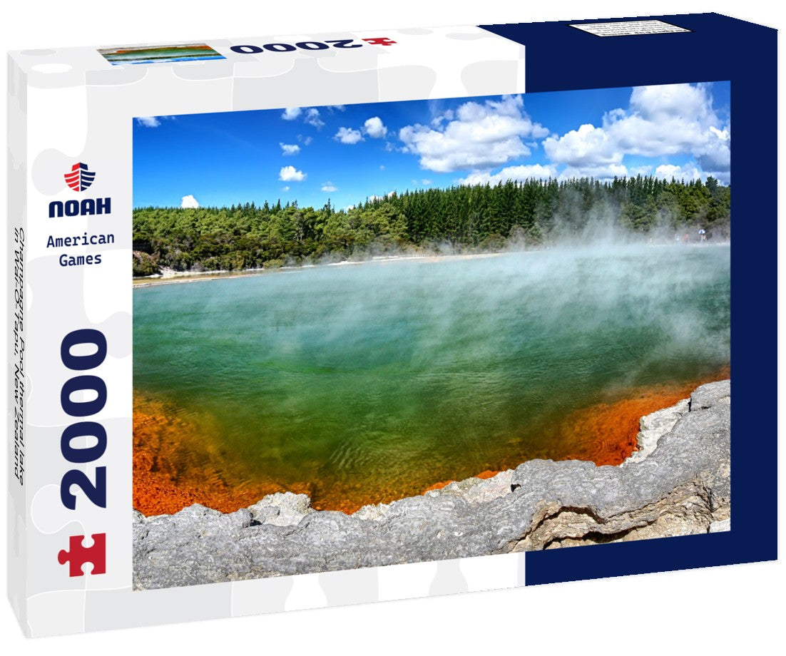 Noah Jigsaw Puzzle Champagne Pool thermal lake in Wai-O-Tapu, New Zealand 2000 Pieces
