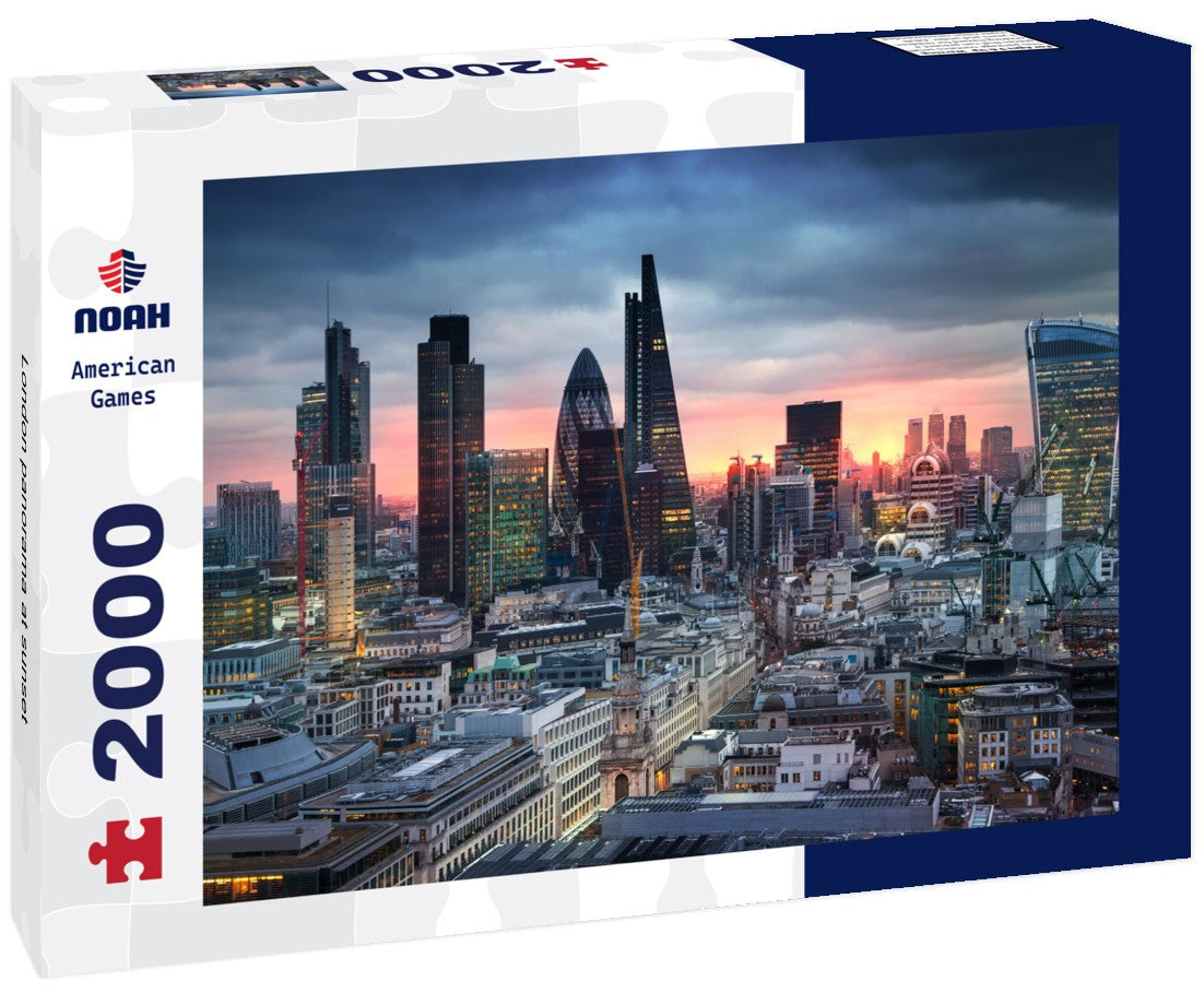 Noah Jigsaw Puzzle London panorama at sunset 2000 Pieces