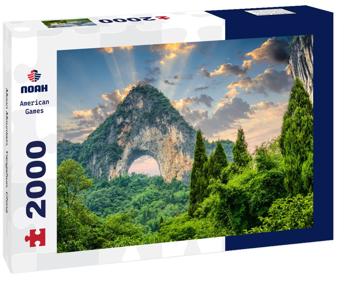 Noah Jigsaw Puzzle Moon Mountain, Yangshuo, China 2000 Pieces