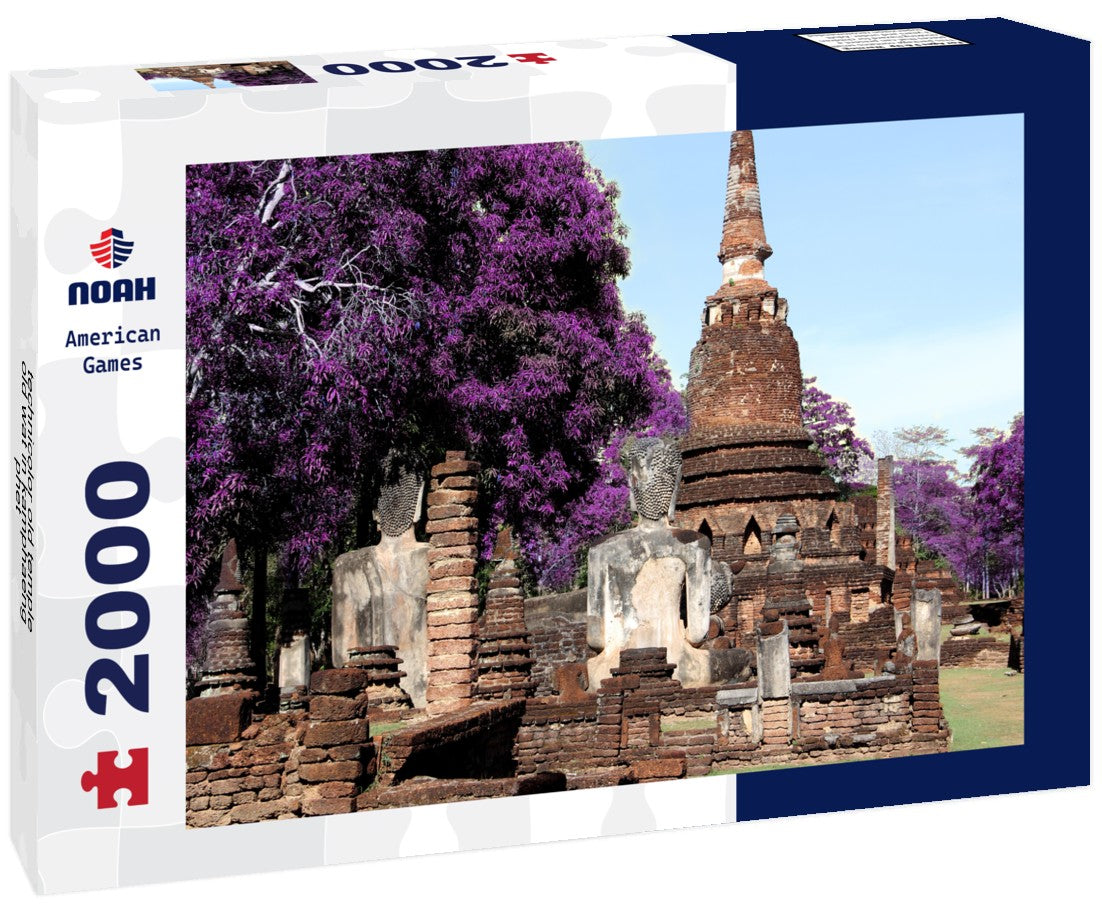 Noah Jigsaw Puzzle technicolor old temple old wat in kamphaeng phet 2000 Pieces