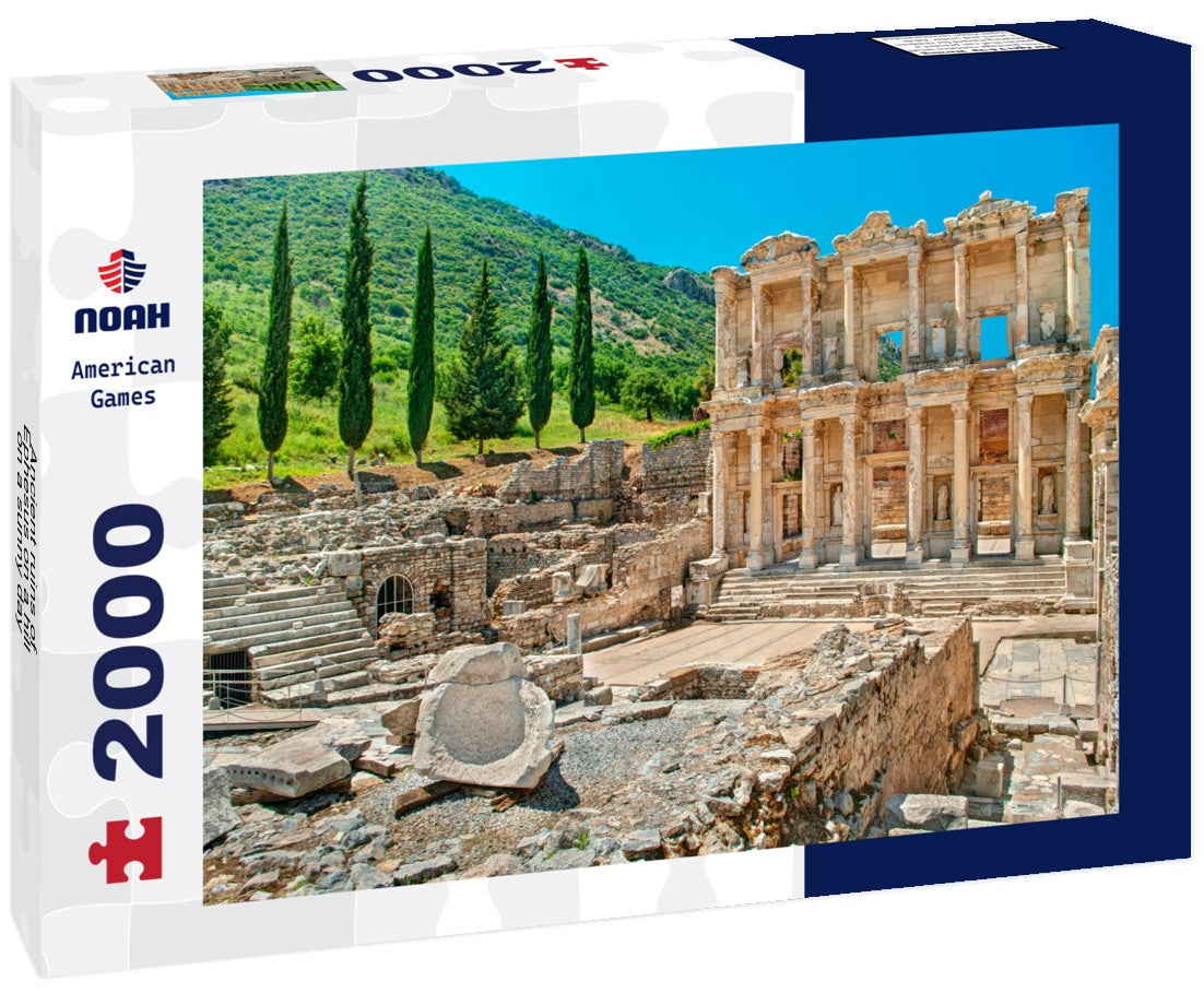Noah Jigsaw Puzzle Ancient ruins of Ephesus on a hill on a sunny day 2000 Pieces