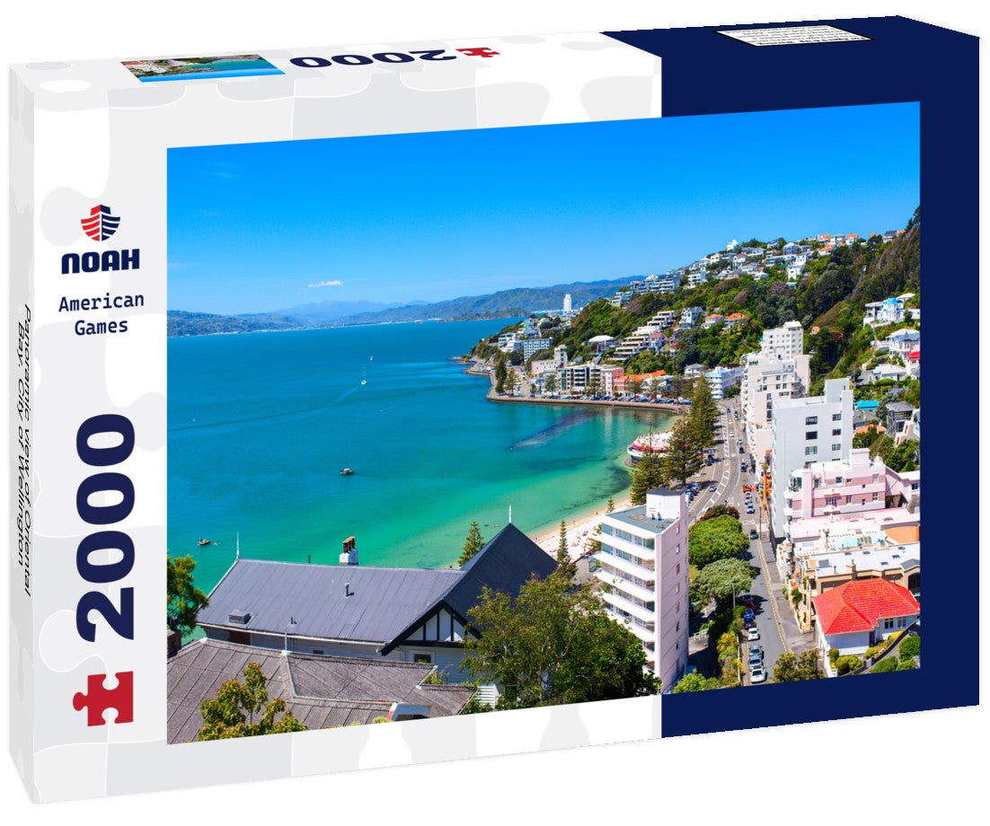 Noah Jigsaw Puzzle Panoramic view of Oriental Bay. City of Wellington 2000 Pieces