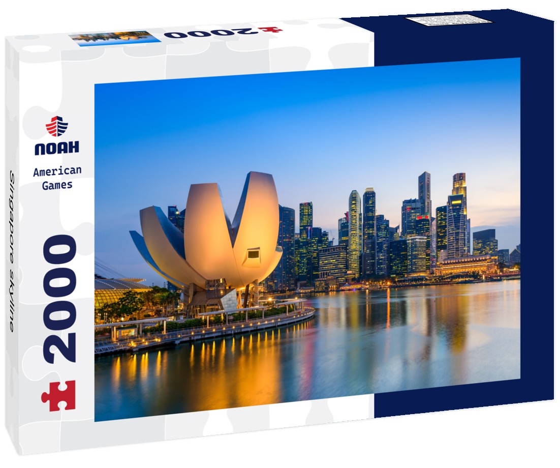 Noah Jigsaw Puzzle Singapore skyline 2000 Pieces