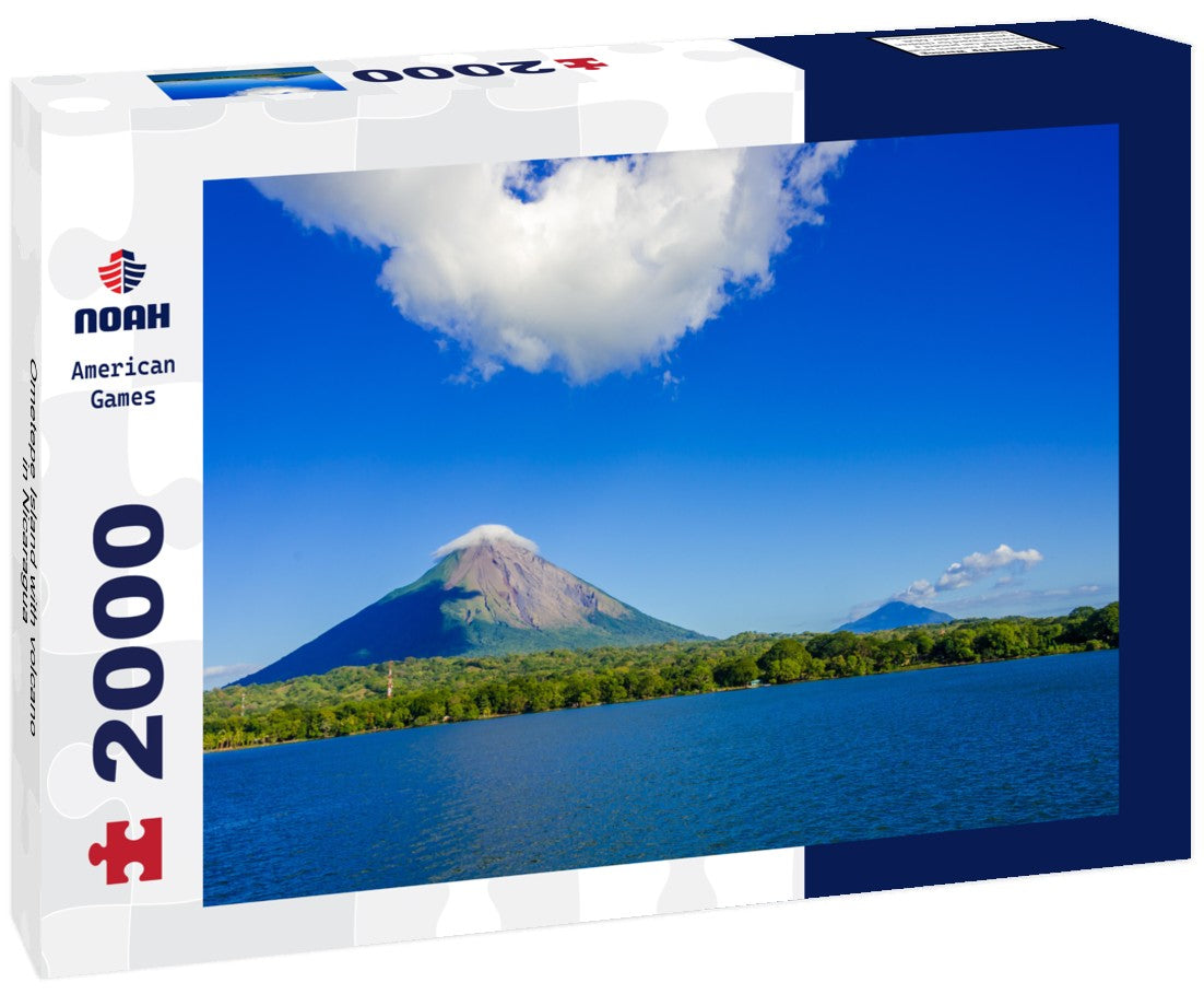 Noah Jigsaw Puzzle Ometepe Island with volcano in Nicaragua 2000 Pieces