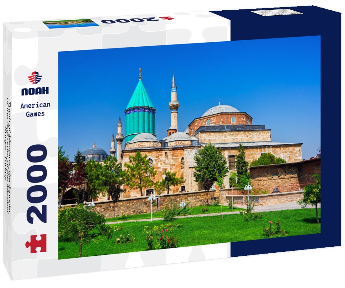 Noah Jigsaw Puzzle Tomb of Mevlana, the founder of the Sufi order of the Mevlevi, Konya, Turkey 2000 Pieces