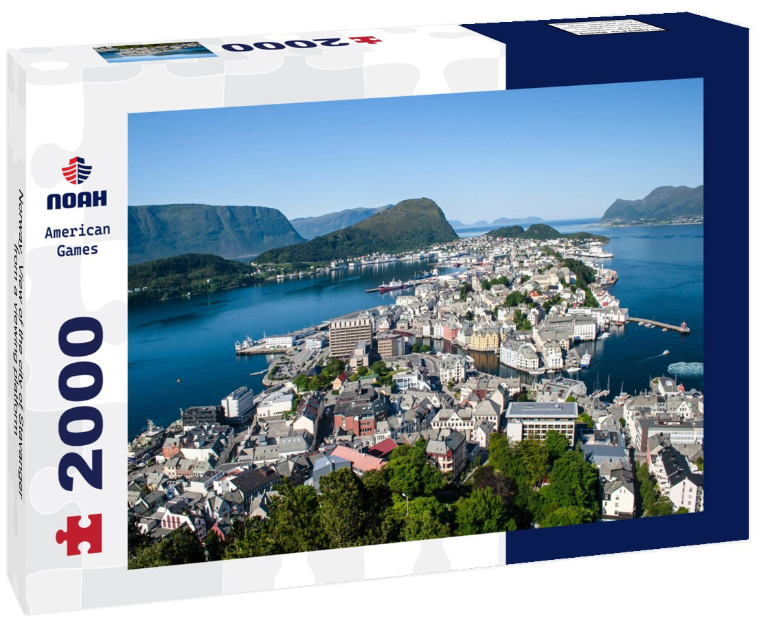 Noah Jigsaw Puzzle Norway - View of the city of Stavanger from a viewing platform 2000 Pieces